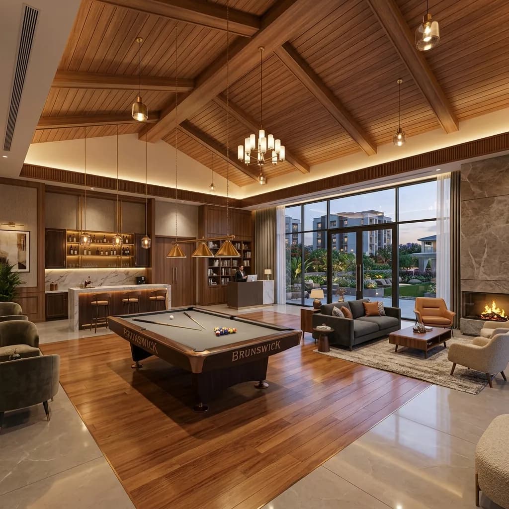 Luxury Clubhouse Lounge